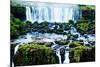Iguassu Falls, the Largest Series of Waterfalls of the World, View from Brazilian Side-Curioso Travel Photography-Mounted Photographic Print