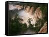 Iguassu Falls, UNESCO World Heritage Site, Misiones Region, Argentina, South America-Simanor Eitan-Framed Stretched Canvas