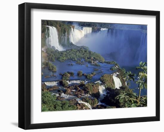 Iguassu or Iguacu Waterfalls, Formerly Known as Santa Maria Falls, on the Brazil Argentina Border-Paul Schutzer-Framed Photographic Print