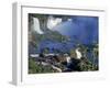 Iguassu or Iguacu Waterfalls, Formerly Known as Santa Maria Falls, on the Brazil Argentina Border-Paul Schutzer-Framed Photographic Print