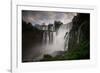 Iguazu Falls at Sunset-Alex Saberi-Framed Photographic Print