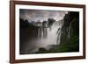 Iguazu Falls at Sunset-Alex Saberi-Framed Photographic Print