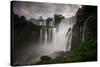 Iguazu Falls at Sunset-Alex Saberi-Stretched Canvas