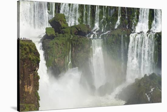 Iguazu Falls from Argentinian side, UNESCO World Heritage Site, on border of Argentina and Brazil, -G&M Therin-Weise-Stretched Canvas