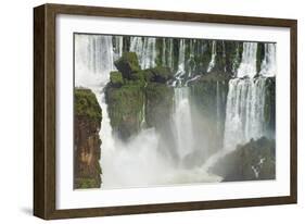 Iguazu Falls from Argentinian side, UNESCO World Heritage Site, on border of Argentina and Brazil, -G&M Therin-Weise-Framed Photographic Print