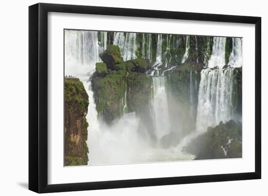 Iguazu Falls from Argentinian side, UNESCO World Heritage Site, on border of Argentina and Brazil, -G&M Therin-Weise-Framed Photographic Print