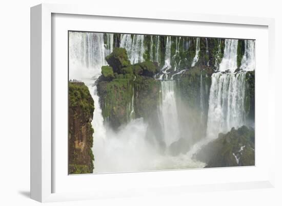 Iguazu Falls from Argentinian side, UNESCO World Heritage Site, on border of Argentina and Brazil, -G&M Therin-Weise-Framed Photographic Print