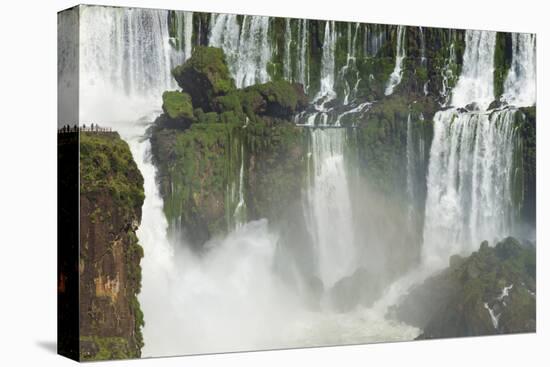 Iguazu Falls from Argentinian side, UNESCO World Heritage Site, on border of Argentina and Brazil, -G&M Therin-Weise-Stretched Canvas