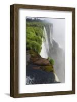 Iguazu Falls from Argentinian side, UNESCO World Heritage Site, on border of Argentina and Brazil, -G&M Therin-Weise-Framed Photographic Print