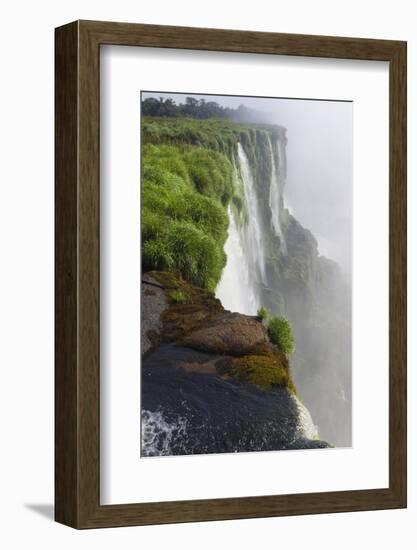 Iguazu Falls from Argentinian side, UNESCO World Heritage Site, on border of Argentina and Brazil, -G&M Therin-Weise-Framed Photographic Print