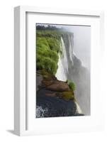 Iguazu Falls from Argentinian side, UNESCO World Heritage Site, on border of Argentina and Brazil, -G&M Therin-Weise-Framed Photographic Print