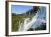 Iguazu Falls from Argentinian side, UNESCO World Heritage Site, on border of Argentina and Brazil, -G&M Therin-Weise-Framed Photographic Print