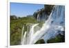 Iguazu Falls from Argentinian side, UNESCO World Heritage Site, on border of Argentina and Brazil, -G&M Therin-Weise-Framed Photographic Print