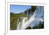 Iguazu Falls from Argentinian side, UNESCO World Heritage Site, on border of Argentina and Brazil, -G&M Therin-Weise-Framed Photographic Print