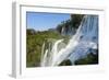 Iguazu Falls from Argentinian side, UNESCO World Heritage Site, on border of Argentina and Brazil, -G&M Therin-Weise-Framed Photographic Print