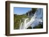 Iguazu Falls from Argentinian side, UNESCO World Heritage Site, on border of Argentina and Brazil, -G&M Therin-Weise-Framed Photographic Print