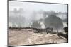 Iguazu Falls from Brazilian side, Iguazu National Park, UNESCO World Heritage Site, Brazil, South A-Stuart Black-Mounted Photographic Print