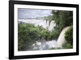 Iguazu Falls, Iguazu National Park, UNESCO World Heritage Site, Misiones Province, The Northeast, A-Stuart Black-Framed Photographic Print