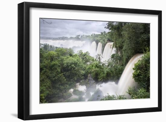 Iguazu Falls, Iguazu National Park, UNESCO World Heritage Site, Misiones Province, The Northeast, A-Stuart Black-Framed Photographic Print