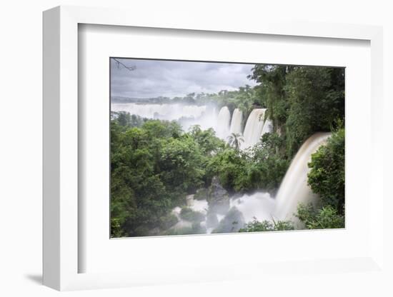 Iguazu Falls, Iguazu National Park, UNESCO World Heritage Site, Misiones Province, The Northeast, A-Stuart Black-Framed Photographic Print