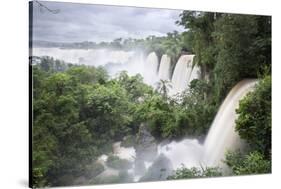 Iguazu Falls, Iguazu National Park, UNESCO World Heritage Site, Misiones Province, The Northeast, A-Stuart Black-Stretched Canvas