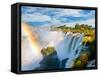 Iguazu Falls, One Of The New Seven Wonders Of Nature. Argentina-pablo hernan-Framed Stretched Canvas