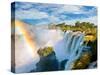 Iguazu Falls, One Of The New Seven Wonders Of Nature. Argentina-pablo hernan-Stretched Canvas