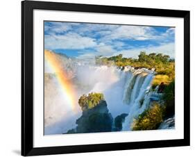 Iguazu Falls, One Of The New Seven Wonders Of Nature. Argentina-pablo hernan-Framed Photographic Print