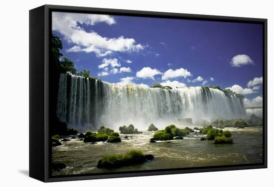 Iguazu Falls-Neale Cousland-Framed Stretched Canvas