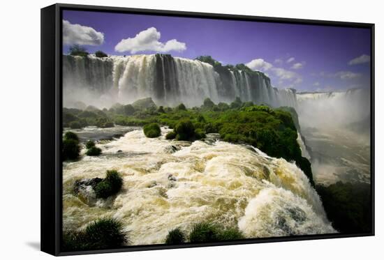 Iguazu Falls-Neale Cousland-Framed Stretched Canvas