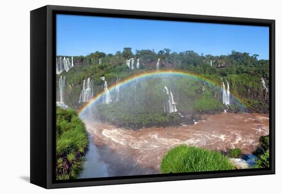 Iguazu Water Fall IIII-Howard Ruby-Framed Stretched Canvas