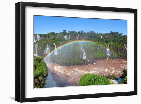 Iguazu Water Fall IIII-Howard Ruby-Framed Photographic Print