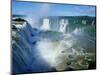 Iguazu Waterfalls and Rainbow.-Joseph Sohm-Mounted Premium Photographic Print