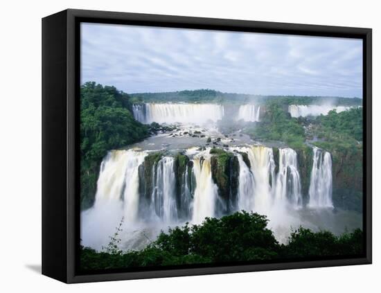 Iguazu Waterfalls in South America-Joseph Sohm-Framed Stretched Canvas