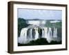 Iguazu Waterfalls in South America-Joseph Sohm-Framed Premium Photographic Print