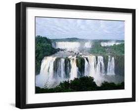 Iguazu Waterfalls in South America-Joseph Sohm-Framed Premium Photographic Print