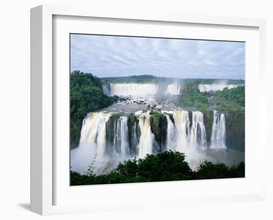 Iguazu Waterfalls in South America-Joseph Sohm-Framed Premium Photographic Print