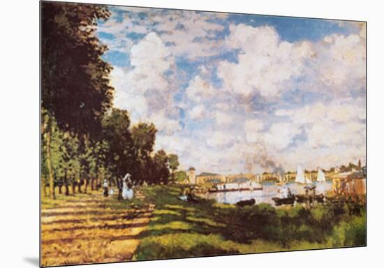 II Bacino Di Argenteuil-Claude Monet-Mounted Art Print
