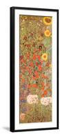 II Giardino di Campagna (detail)-Gustav Klimt-Framed Art Print