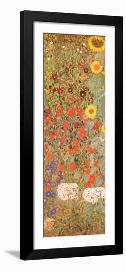 II Giardino di Campagna (detail)-Gustav Klimt-Framed Art Print