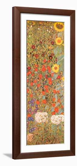 II Giardino di Campagna (detail)-Gustav Klimt-Framed Art Print