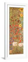 II Giardino di Campagna (detail)-Gustav Klimt-Framed Art Print