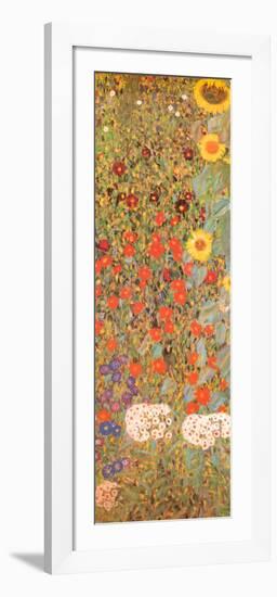 II Giardino di Campagna (detail)-Gustav Klimt-Framed Art Print