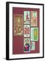 II the High Priestess, Seven Tarot Cards from Different Packs-null-Framed Giclee Print