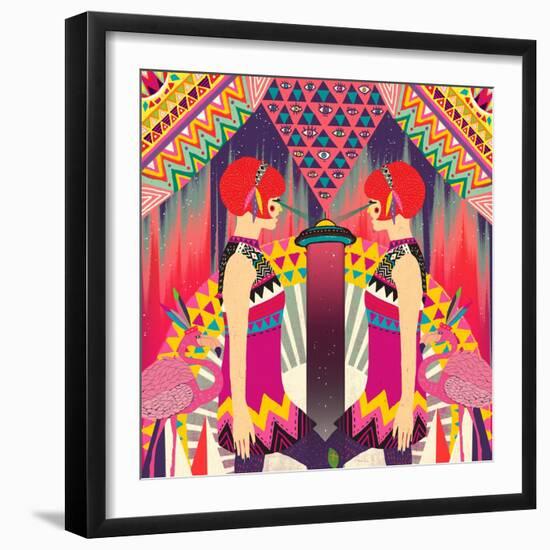 II-Diela Maharanie-Framed Art Print