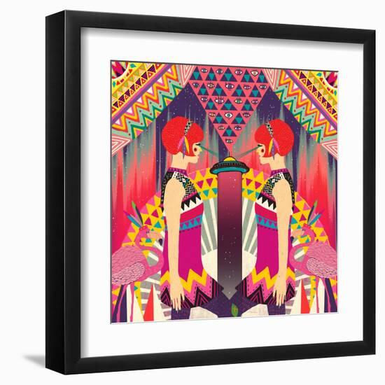 II-Diela Maharanie-Framed Art Print