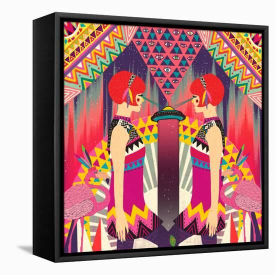 II-Diela Maharanie-Framed Stretched Canvas