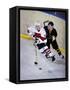 Iice Hockey Players in Action-null-Framed Stretched Canvas