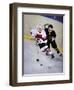 Iice Hockey Players in Action-null-Framed Photographic Print