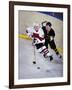 Iice Hockey Players in Action-null-Framed Photographic Print